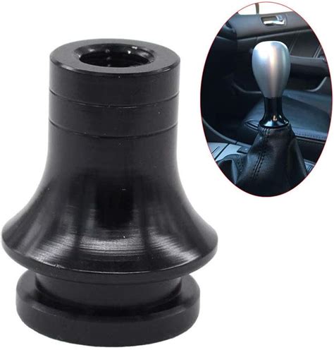 Amazon Pursuestar Black Aluminum Shift Knob Adapter Boot Retainer