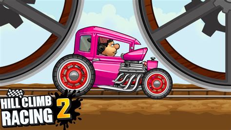 Hill Climb Racing 2 HOT ROD In MINES 7060 Meters Walkthrough YouTube