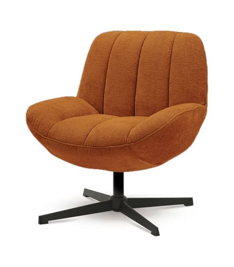 Fauteuil Pauline Velours Marron Pivotant Opjet