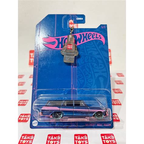 Jual Hot Wheels Th Anniversary Blue And Pink Series Chevy Nova Wagon Shopee Indonesia