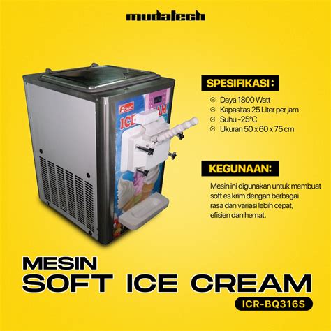 Jual Mesin Pembuat Es Krim 3 Tuas Soft Ice Cream FOMAC ICR BQ316S