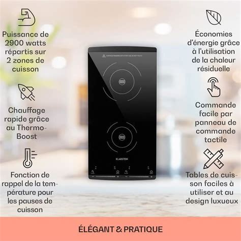 Klarstein Plaque Induction W Plaque De Cuisson Electrique