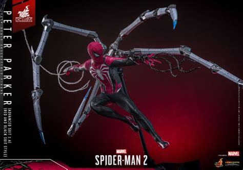 Confira Imagens Da Pe A Da Hot Toys Do Homem Aranha Traje Avan Ado Inspirado No Jogo Spirder