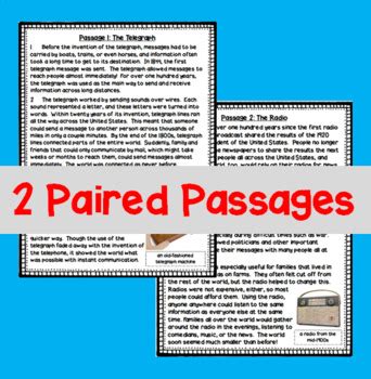 State Test Prep Paired Passages With Writing Prompt The Telegraph