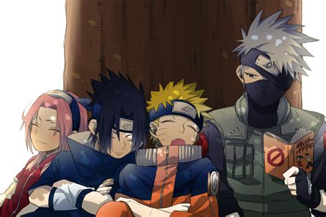 Haruno Sakura Uzumaki Naruto Uchiha Sasuke And Hatake Kakashi Naruto And 1 More Drawn By