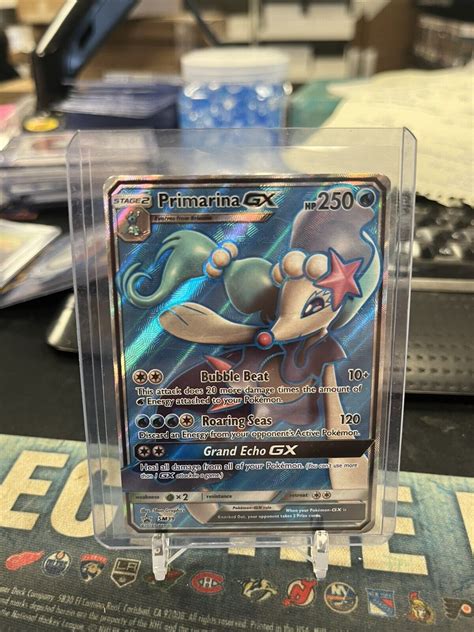 Pokemon TCG Primarina GX SM39 Full Art Promo Values MAVIN