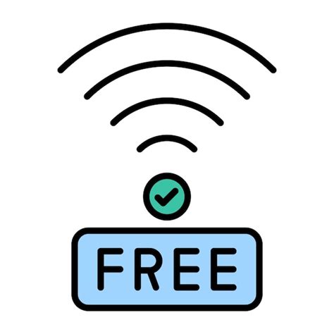 Premium Vector Free Wifi Flat Illustration