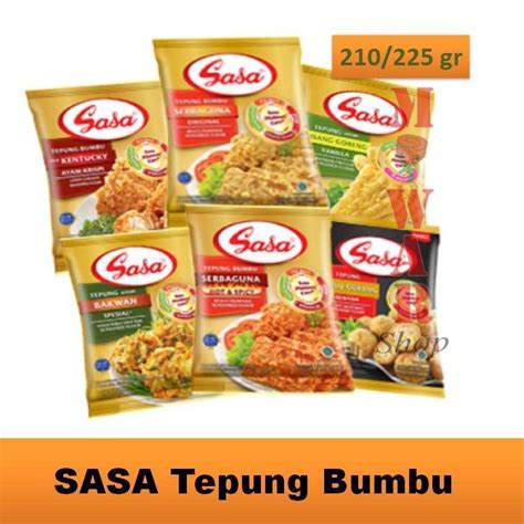 Jual 210 225 Gr SASA TEPUNG BUMBU Serbaguna Kemasan Besar Shopee