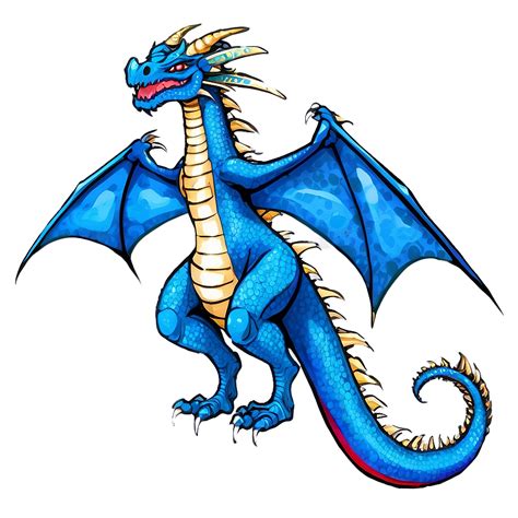 Download Fantasy Blue Dragon Png 05062024