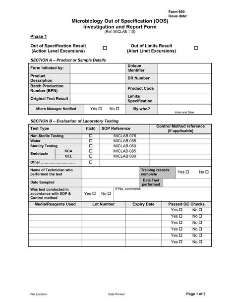 Microbiology Report Form ≡ Fill Out Printable Pdf Forms Online