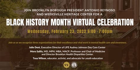 Black History Month Virtual Celebration Weeksville