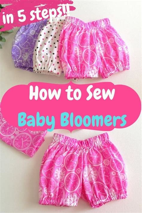 Easy Baby Bloomers In Steps Simple Sewing Project Sewing Baby