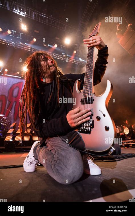 Korn Performing Live Campo Pequeno James Shaffer Lisbon Hi Res Stock