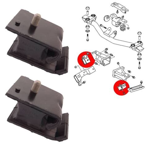 Supports Moteur Avant Pour Pajero Pinin SILENT BLOCKS