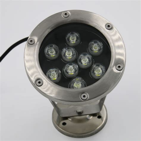 Rgb Color IP68 Round Shape 9 Watt Underwater Led Swimming Pool Light