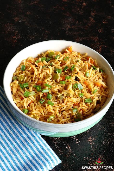 Singapore Fried Rice Recipe Swasthi S Recipes