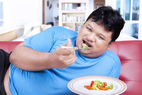 Fat Man Eating Salad 3 Stock Photos - Free & Royalty-Free Stock Photos ...