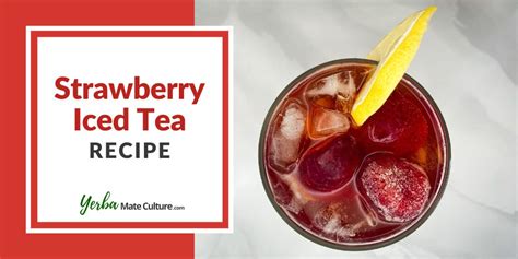 Strawberry Green Tea Iced Tea Recipe at Ana Means blog