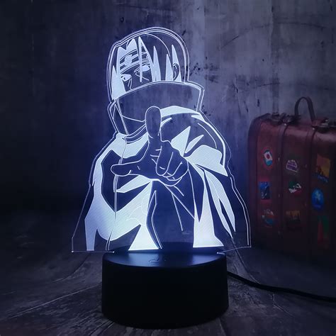 Details About Itachi Uchiha Sasuke Susanoo Led Anime Naruto Night Light