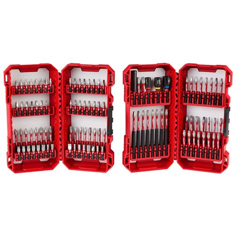 Milwaukee Tool Shockwave Impact Duty Driver Bit Set 100 Piece The