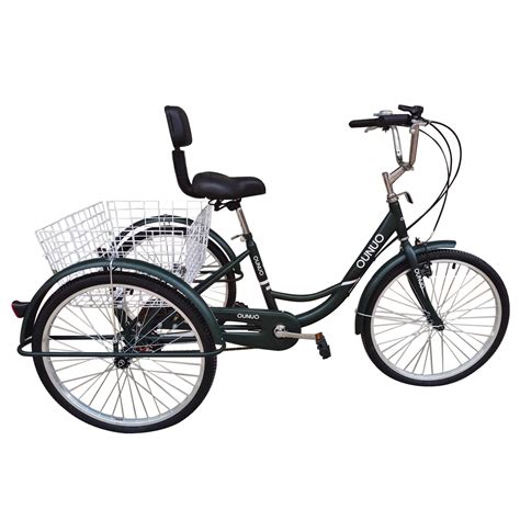 Buy Dripex Adult Tricycle Adult Tricycles 24 26 Inch 3 Wheel 7 Speed