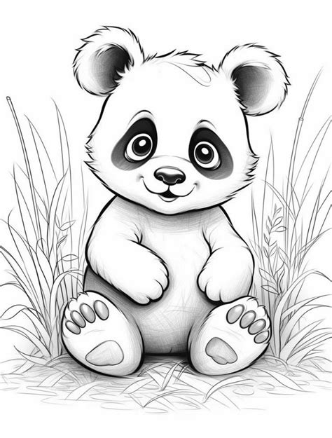 Panda Coloring Pages Hue Therapy Panda Coloring Pages Animal