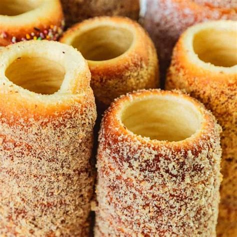 Hungarian Chimney Cake Recipe K Rt Skal Cs Recipe Chimney Cake