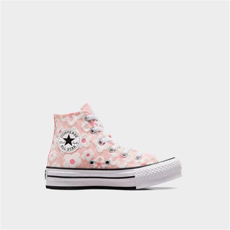 Converse Kids Chuck Taylor All Star Lift Platform Floral Embroidery Sn