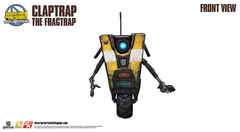 Borderlands Front View Claptrap HD Wallpaper Wallpaperbetter