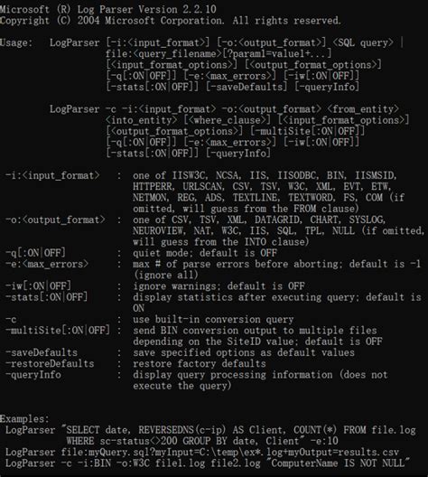 Logparser Textual Log Parser Csdn