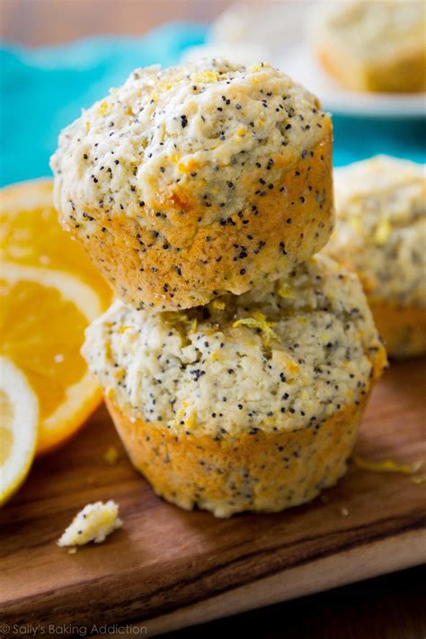 Muffins Aux Graines De Pavot Et Citron Orange Recettes Du Monde