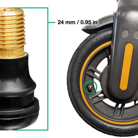 Tubeless Tyre Valve 24mm MoovMoov