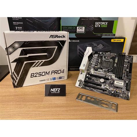 Asrock B250m Pro4 For Intel B250 Lga 1151 Socket Sata 6gb S