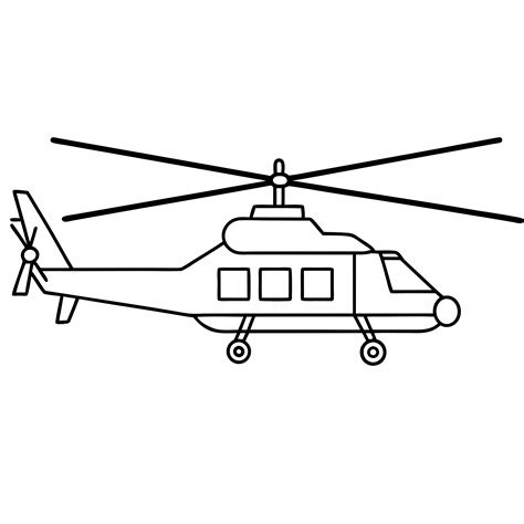 helicopter drawing easy 4
