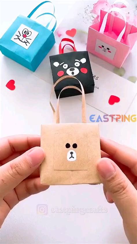 DIY bag | Paper crafts, Paper crafts origami, Origami crafts diy