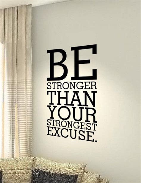 Be Stronger Than Your Excuse Workout Motivational Fitness Gym Life