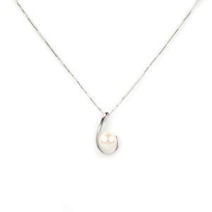 Collana Veneziana Ciondolo Perla Oro Bianco Sari Gold