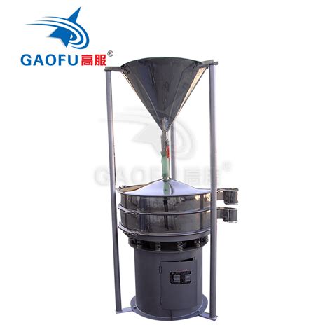 Food Grade Screen Granular Powder Salt Sieving Rotary Vibrating Sieve