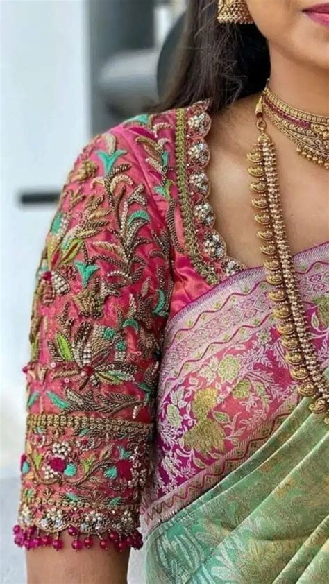 23 Heavy Blouse Designs For Wedding 2024