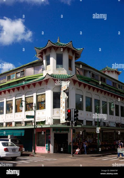 Hawaii oahu honolulu chinatown oahu hi-res stock photography and images ...