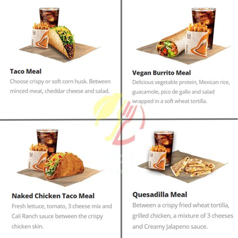 Taco Bell Menu Prices Suomi December 2024 | Finland Food Menu