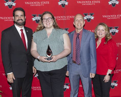 Lindsey Strickland Earns Education Human Services Highest Academic Achievement Award At Vsu