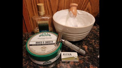 Sotd Stirling Naked Smooth King C Gillette Razor Astra Blades