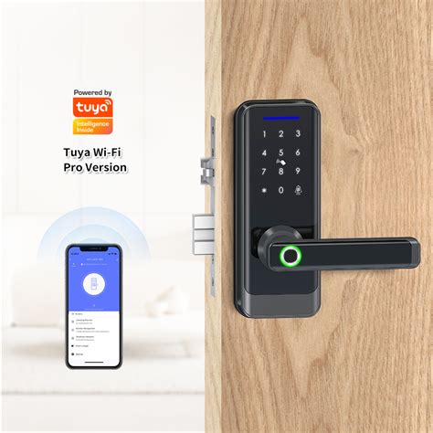 Wifi Tuya Electronic Fingerprint Smart Door Lock Smart Door Lock And