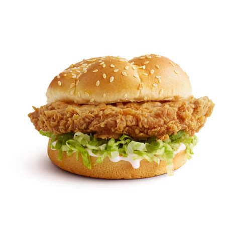 Original Crispy Burger Burgers KFC Menu