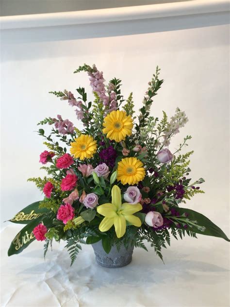 Custom Funeral Arrangement Flowers, Funeral Flowers & Custom Funeral Flower Arrangements ...