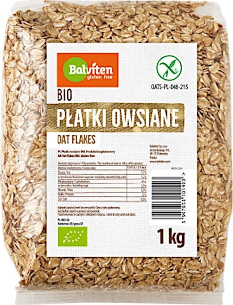 Balviten Bio Płatki Owsiane 1kg Ceny i opinie Ceneo pl