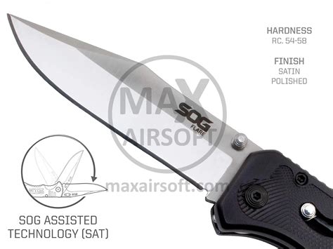 Sog Flare Knife Folding Knives Maxairsoft