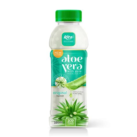 Pure Original Aloe Vera With Pulp Drink RITA Beverage