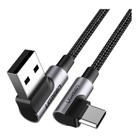 Cabo De Dados Ugreen Usb 2 0 Angular P Tipo C Angular 2m Shopee Brasil